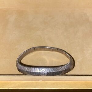Chic Silver Coil Bracelet